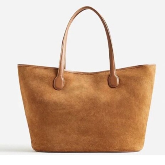 J. Crew Berkeley suede & leather tote bag - Picture 2 of 6
